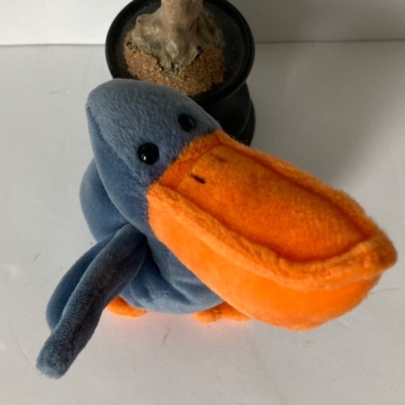 TY Beanie Baby Scoop the Pelican 1996 retired Stuffed Animal Toy Plush - Picture 2 of 5